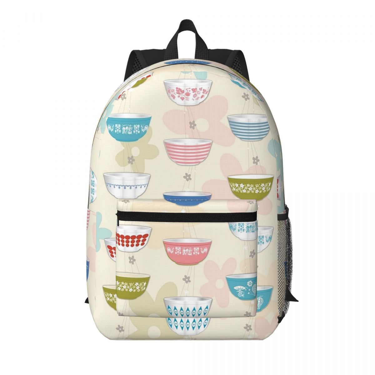 Vintage Collectible Pyrex - Vintage Pyrex Bowls Collection Studentenrucksack, Schultasche,