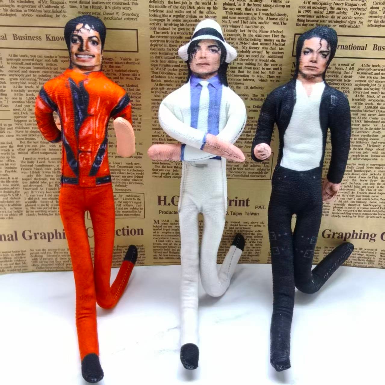 Vintage Collectible Figures - Vintage MJ Michael Jackson Cosplay Requisiten-Puppe