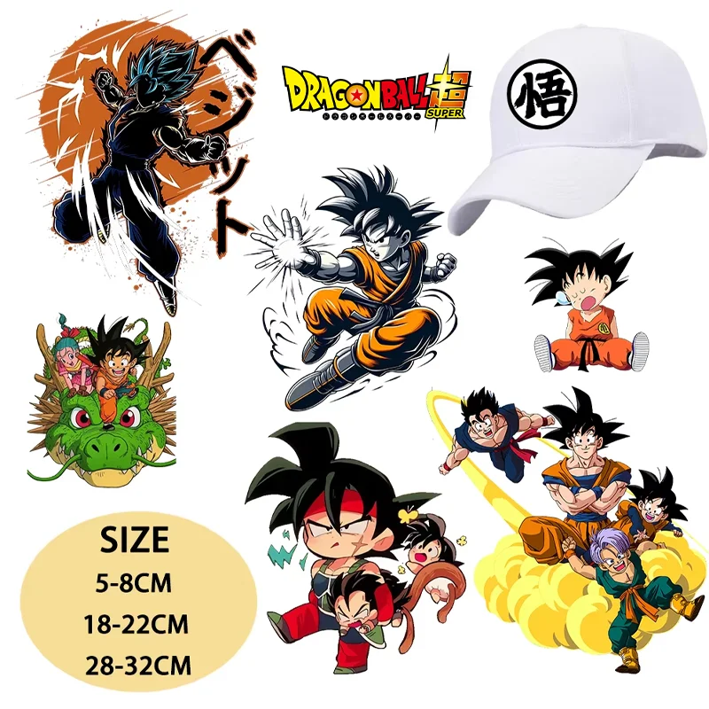 Vintage Collectible Figurines - Dragon Ball Wärmeübertragungsaufkleber T-Shirt Hut Herren