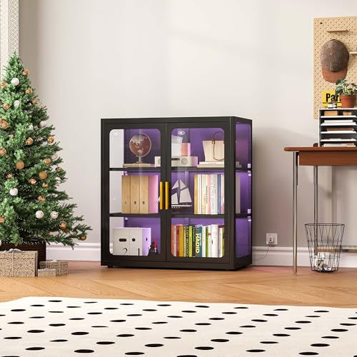 Vitrine mit Glastüren und RGB- – Collectible & Vintage Dolls For Christmas Bewertung und Preis