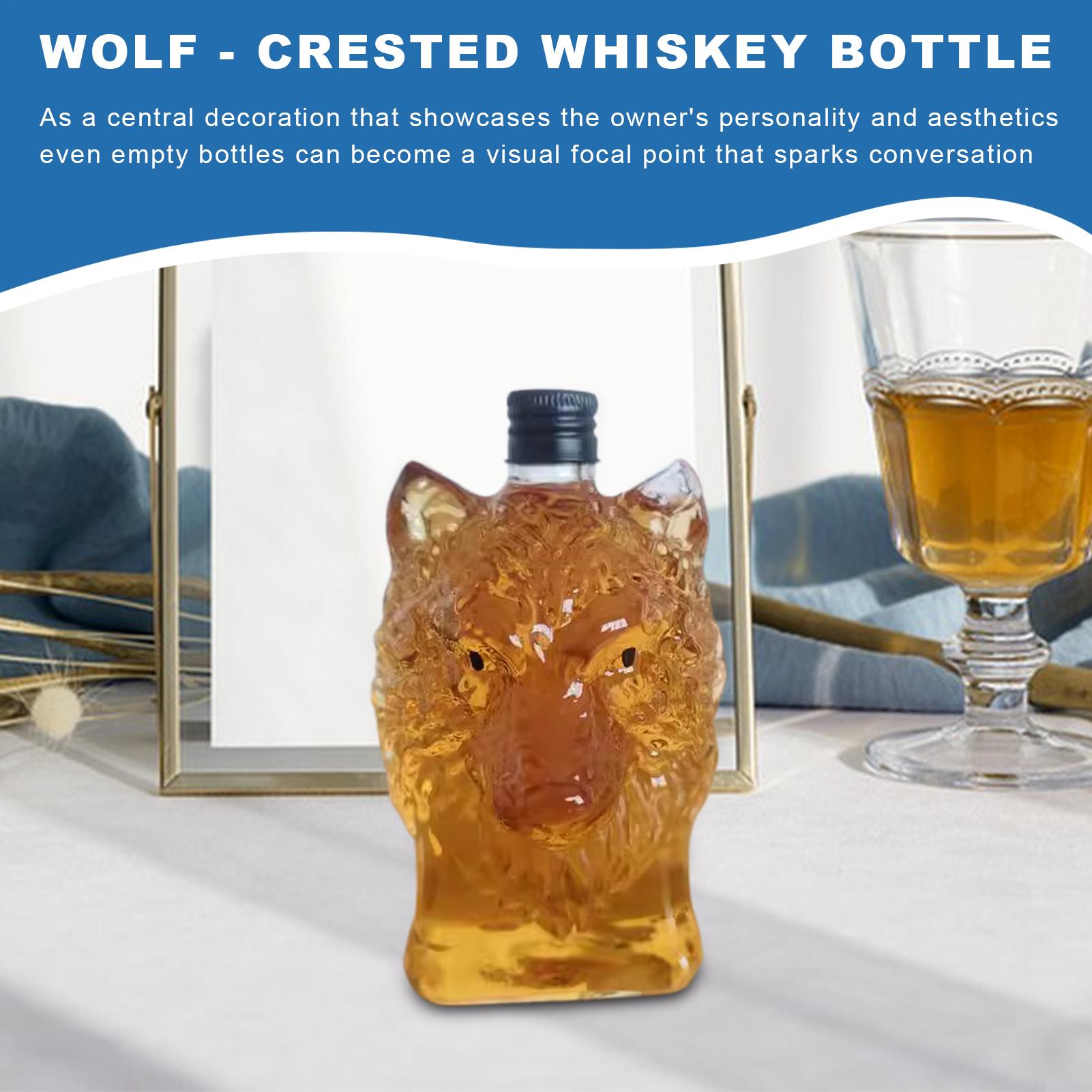 Whiskey-Flasche in Wolf-Form,  – Vintage Collectible Bottles Bewertung und Preis