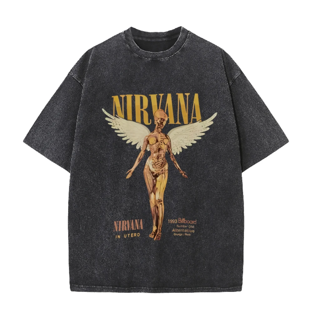 Retro Acid Wash Oversized T-Sh – Vintage Collectible Figures Bewertung und Preis